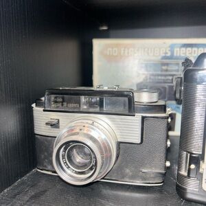 Kodak Classic Film Camera Black and Silver with Mechanical Controls